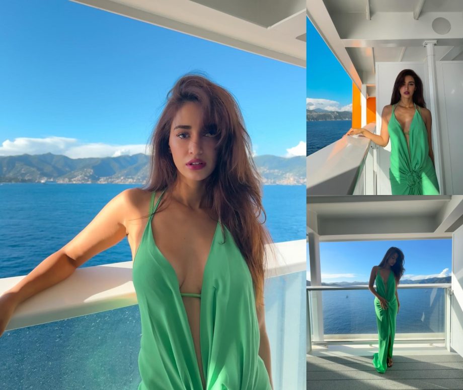 [Pics] Disha Patani Looks Gorgeous In Backless Gown, Mouni Roy Calls Her, 'Belle Of The Ball' 898392