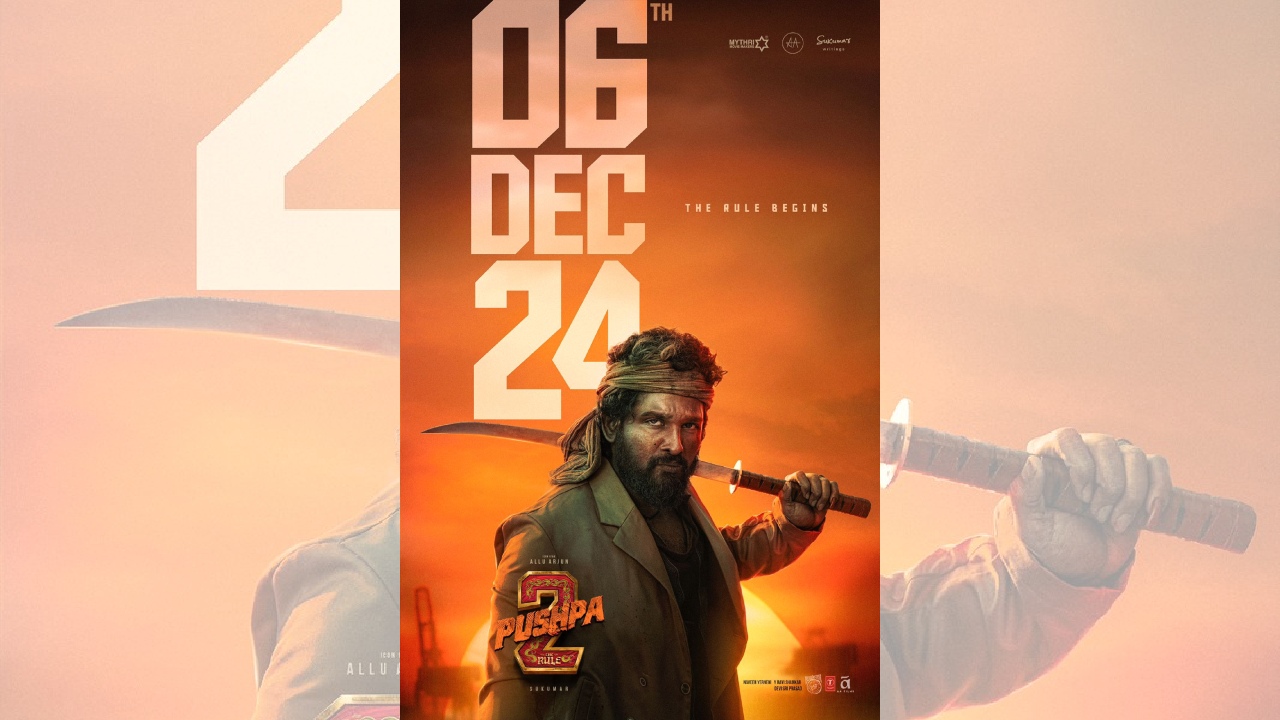 'Pushpa 2: The Rule' to Hit Theatres Worldwide on December 6th, 2024! 900989
