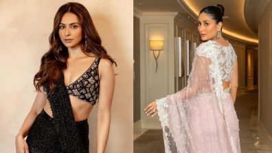 Rakul Preet Singh’s Slit Saree Or Kareena Kapoor’s Sheer Saree: Whose Saree Style Looked Better?