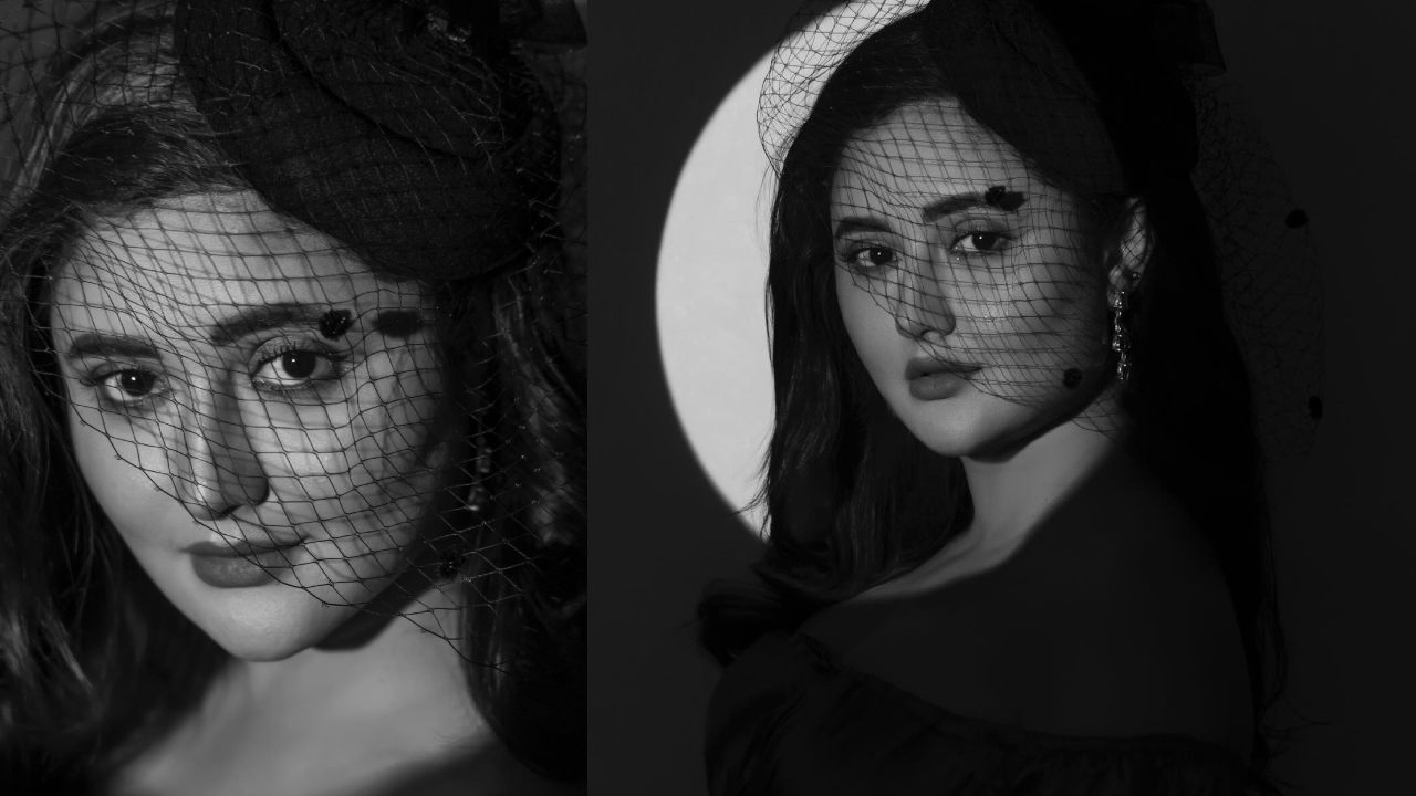 Rashami Desai Gives Retro Vibes In Monochrome Look With Vintage Mesh Hat 899790