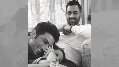 Revisiting the cute image of Sushant Singh Rajput & Ziva Dhoni with MS Dhoni
