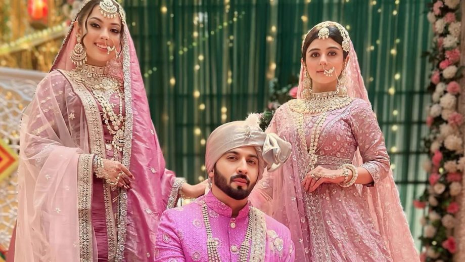 RSHD Fame Dheeraj Dhoopar Shares BTS Glimpse Of Traditional Look With Co-Stars Seerat Kapoor And Yesha Rughani 902101