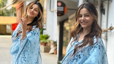 Rubina Dilaik’s Blue Cotton Kurta Set Is a Must-Have For Your Daily Wear Fashion Wardrobe