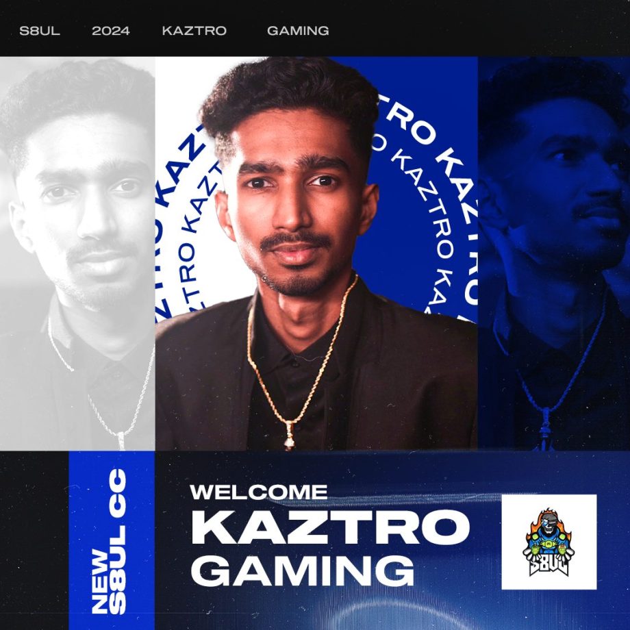 S8UL expands its regional footprint in India as it onboards Kerala’s popular gamer Kaztro Gaming 903660