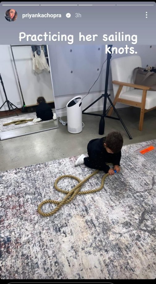 Sailing Knots To Makeup Fun: Priyanka Chopra Share Adorable On-Set Playing Moments Of Malti-Marie 898479