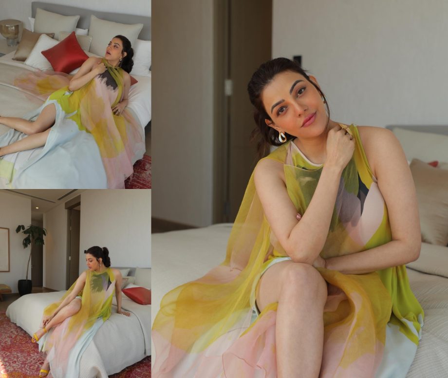 Shine This Summer Like Kajal Aggarwal In Printed Maxi Dresses 898153