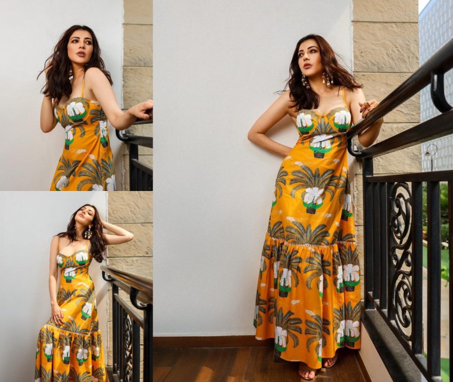 Shine This Summer Like Kajal Aggarwal In Printed Maxi Dresses 898152
