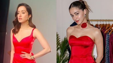 Shraddha Kapoor Vs. Ananya Panday Fashion Face-Off: Who Slays In Red Gown