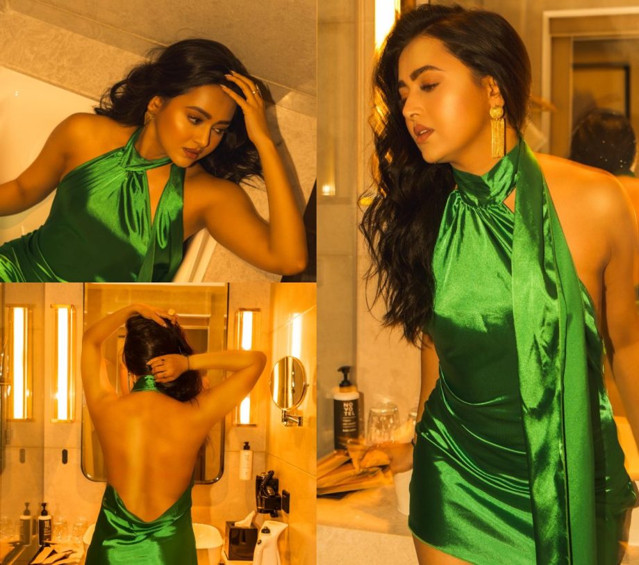 Slay In Satin Dress Inspired By Samridhii Shukla, Tejasswi Prakash And Bhavika Sharma 898057