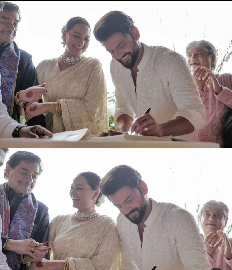 Sonakshi Sinha & Zaheer Iqbal are now married; announce it on social media 902392