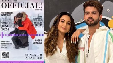 Sonakshi Sinha & Zaheer Iqbal’s wedding invite gets leaked?