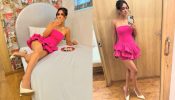 Suhagan Chudail Fame Nia Sharma Turns’ Barbie Girl’ In Pink Ruffle Dress With Star Necklace
