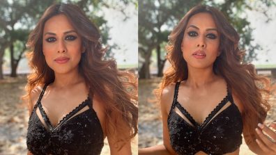 Suhagan Chudail Fame Nia Sharma Turns ‘Black Beauty’ In Bralette And Slit Skirt
