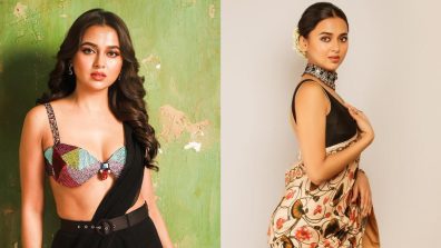 Tejasswi Prakash’s Bold Blouse Designs Make Her Look Stunning In Saree