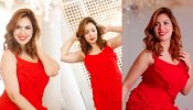 TMKOC Munmun Dutta Looks Stunning In Red Ruffle Dress With Red Lips, Watch!