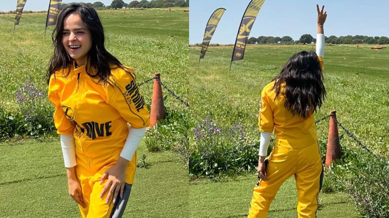 TMKOC Palak Sindhwani Share Glimpses Of Her Thrilling Skydiving Adventure In Spain 898893