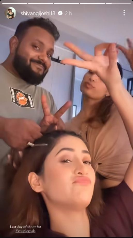 TV News: Shivangi Joshi Wraps Shoot, Jasmin Bhasin Turns 33, Nia Sharma's New Suhagan Chudail Look To Shalin Bhanot In Top 5 Of KKK 14 903477