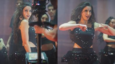 Unseen Photos: Nora Fatehi’s Boho Face Tattoo In Black Ensemble Is A Symbol Of Her Moroccan Root