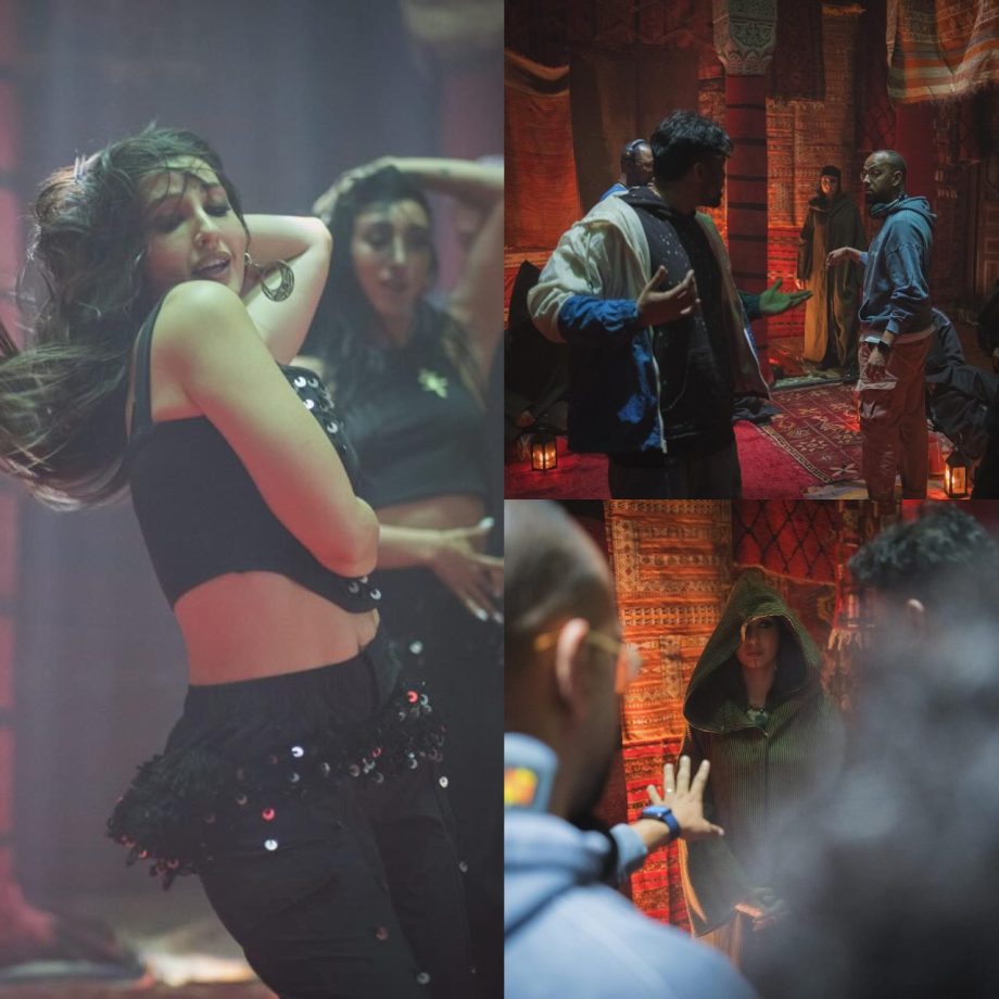 Unseen Photos: Nora Fatehi's Boho Face Tattoo In Black Ensemble Is A Symbol Of Her Moroccan Root 901232
