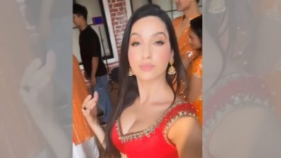 Unseen Video: Nora Fatehi Flaunts Desi Swag In Traditional Look