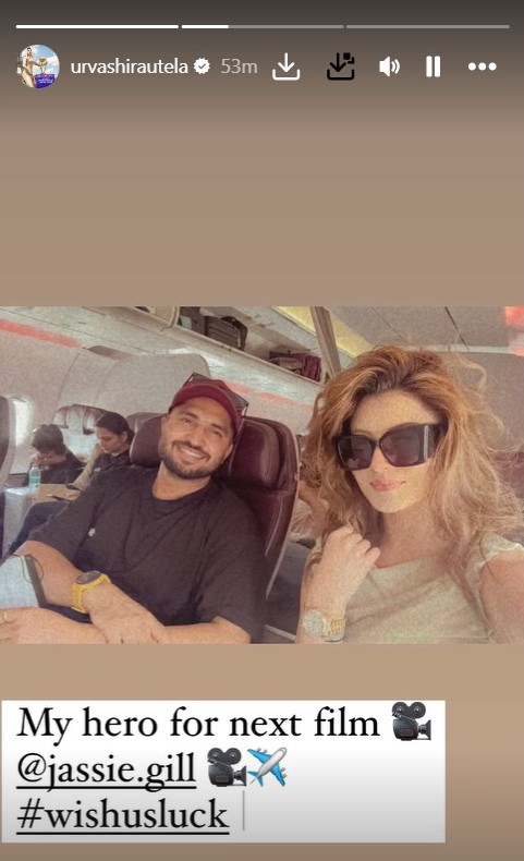 Urvashi Rautela travels with her 'hero' for the next film teasing a 'big surprise coming' 898689