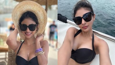 Vacay Goals: Mouni Roy Sizzles In Swimsuit, Enjoys Mushy Date With Husband Suraj Nambiar