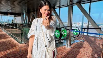 Yeh Hai Mohabbatein Fame Divyanka Tripathi Rock Airport Fashion In White Skater Dress, Akanksha Puri Loved It!