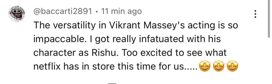 After the success of 12th Fail, Vikrant Massey returns with yet another compelling role in the trailer of Phir Aayi Hasseen Dillruba! Fans goes gaga! 909035