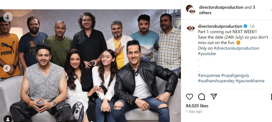 After Yeh Rishta Kya Kehlata Hai's Broadcast, Producer Rajan Shahi Assembles Team Of Anupamaa For A Fun Segment 907639