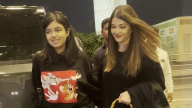 Aishwarya Rai And Daughter Aaradhya Look Fabulous As They Twin In Black Outfits At Mumbai Airport
