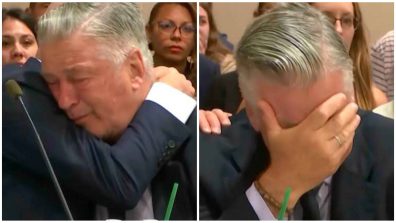 Alec Baldwin breaks down in court as court dismisses ‘Rust’ case