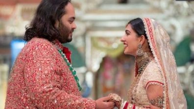 Anant Ambani & Radhika Merchant pledge their vows of love and togetherness in a heartfelt moment