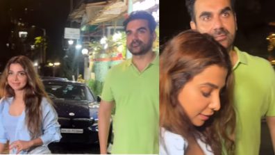 Arbaaz Khan & Sshura Khan spotted outside maternity clinic; avoid paps’ questions