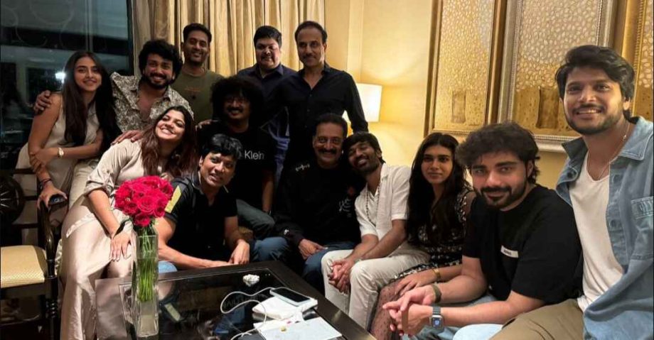 As Dhanush's second directorial, 'Raayan' releases, the team gets together to celebrate 909389
