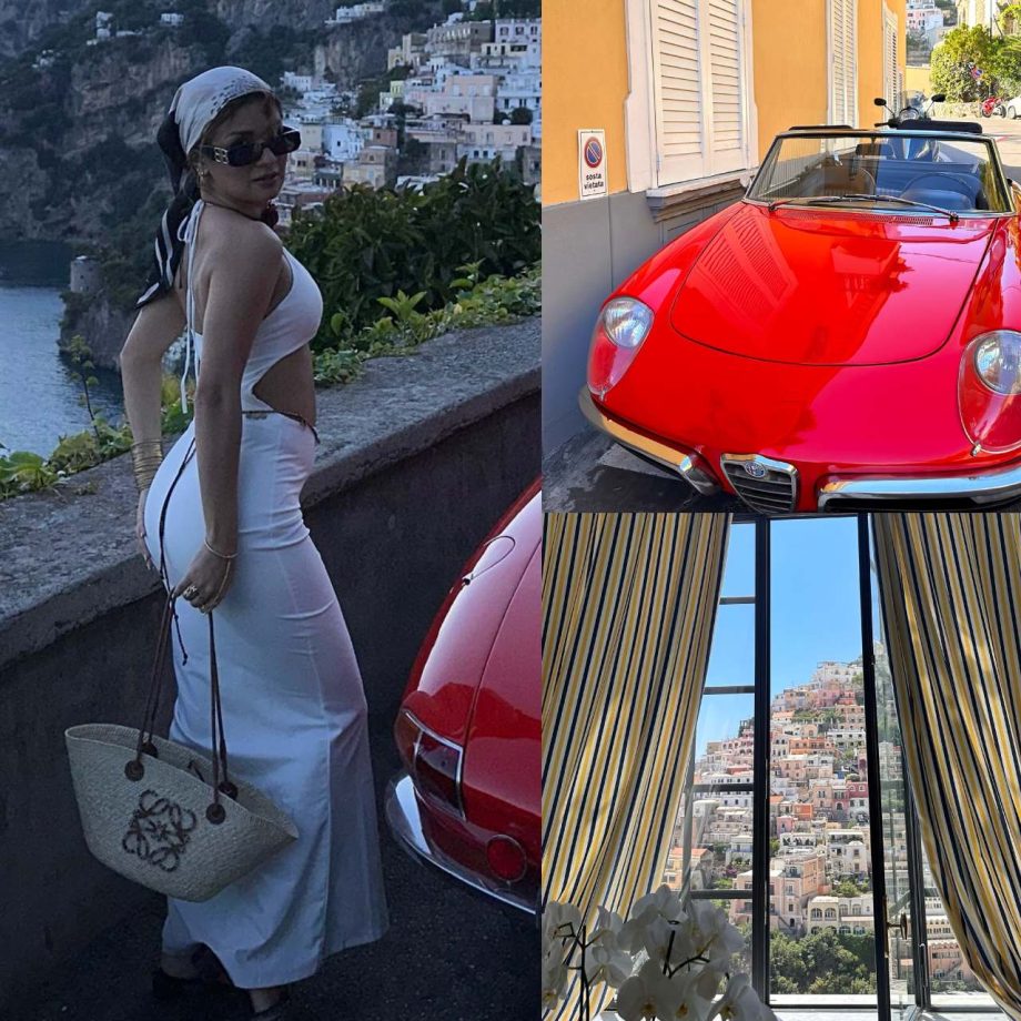 Avneet Kaur Exudes Senorita Vibes Styling Her White Cut-out Dress With Red Rose Choker, Checkout 907500