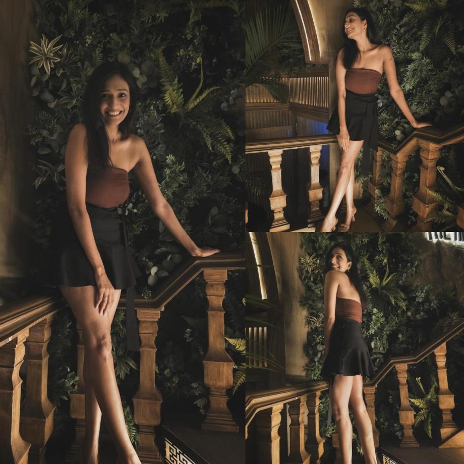 Bhagya Lakshmi Actress Aishwarya Khare Looks Stunning In A Strapless Dress, Flaunts Her Toned Legs! 906727