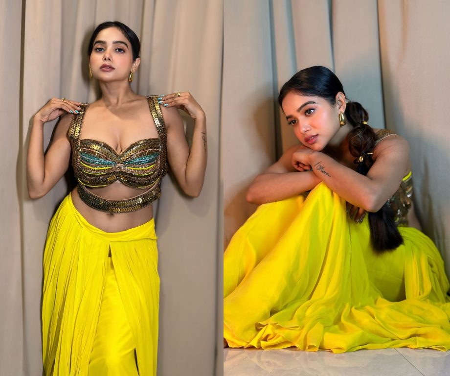Brighten Up Your Haldi Ceremony With Mannara Chopra And Manisha Rani's Yellow Ethnic Fit 908810