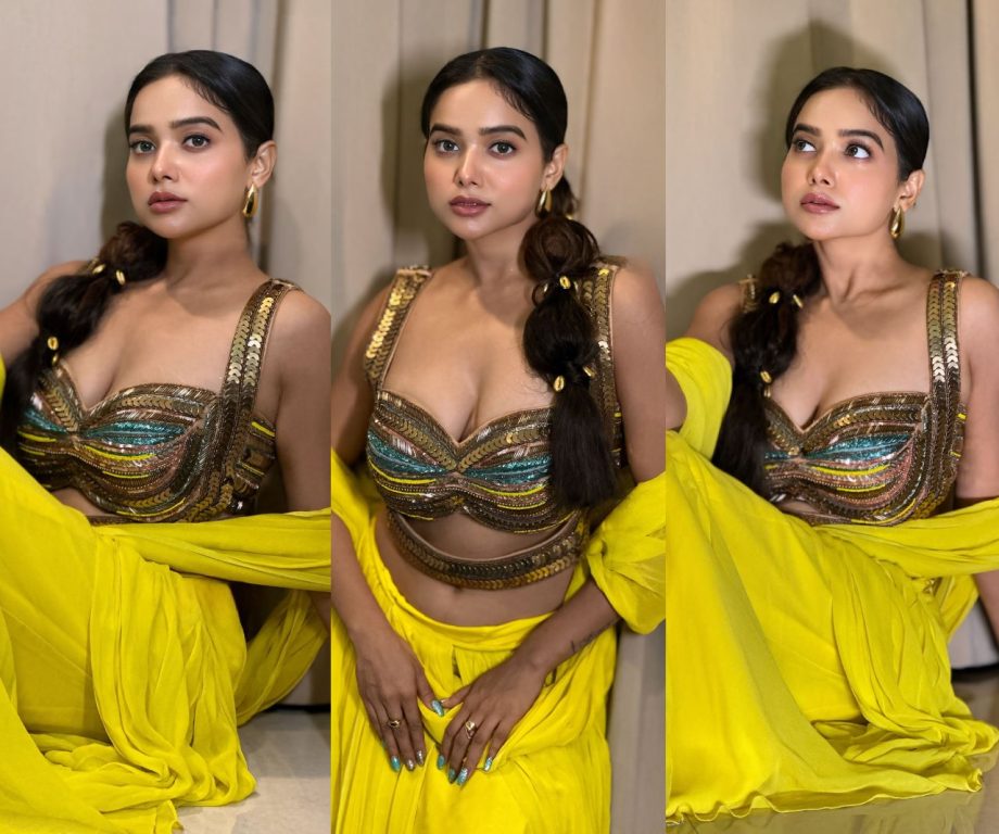 Brighten Up Your Haldi Ceremony With Mannara Chopra And Manisha Rani's Yellow Ethnic Fit 908811