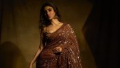 Disha Patani Feels Heat As Mouni Roy Looks Gorgeous In Sequin Saree With Deep Neck Blouse