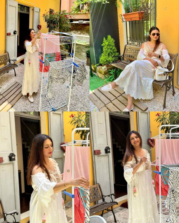 Divyanka Tripathi Indulges In Household Chores During Vacation; Washes Clothes Before Getting Busy With The Day 905880