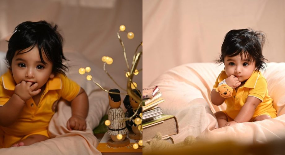 Durnibar Saha and Oindrila Sen Share Adorable Pictures of Their Son Dhian 909718