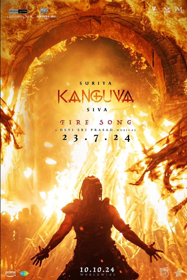 Get ready for a blazing celebration as Studio Green's ‘Kanguva’ announces the release of the Fire Song with a new poster! Out on 23rd July! 907709