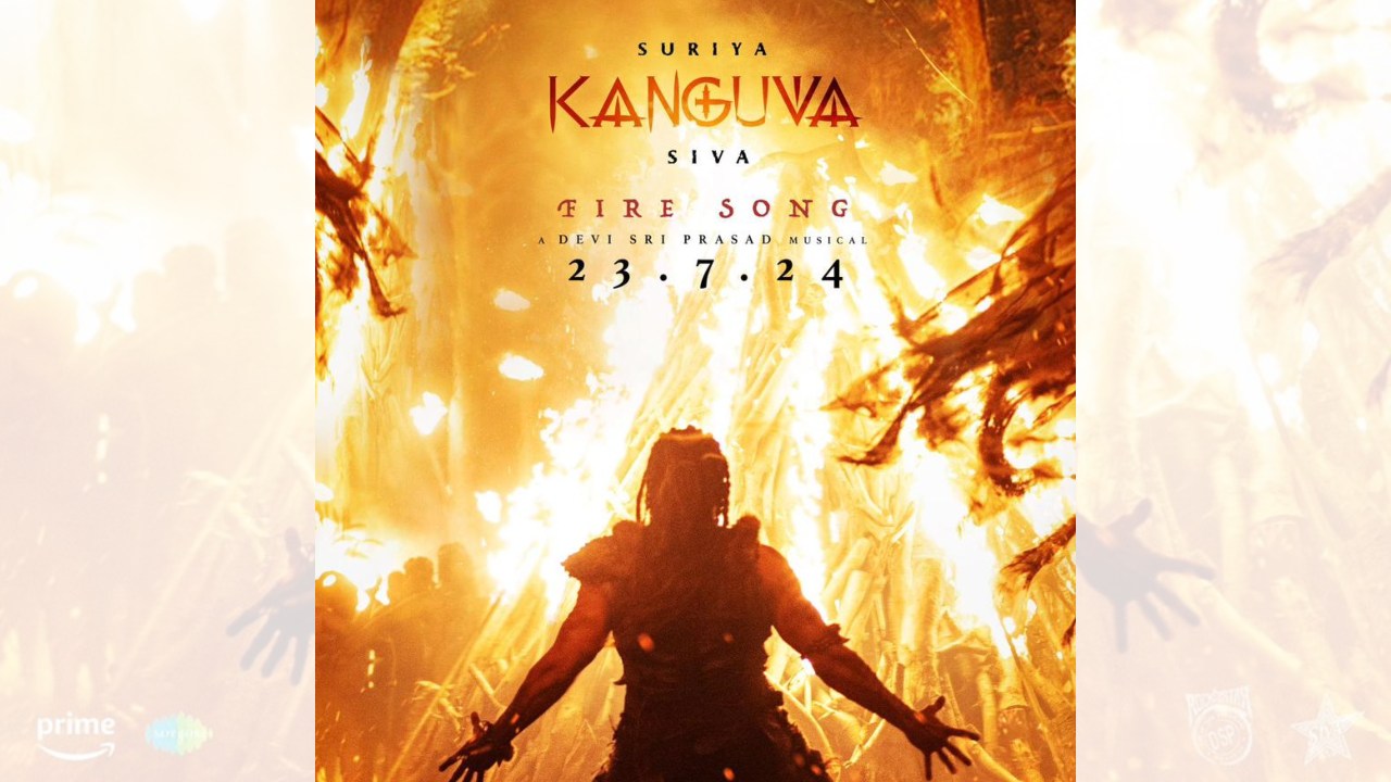 Get ready for a blazing celebration as Studio Green’s ‘Kanguva’ announces the release of the Fire Song with a new poster! Out on 23rd July!