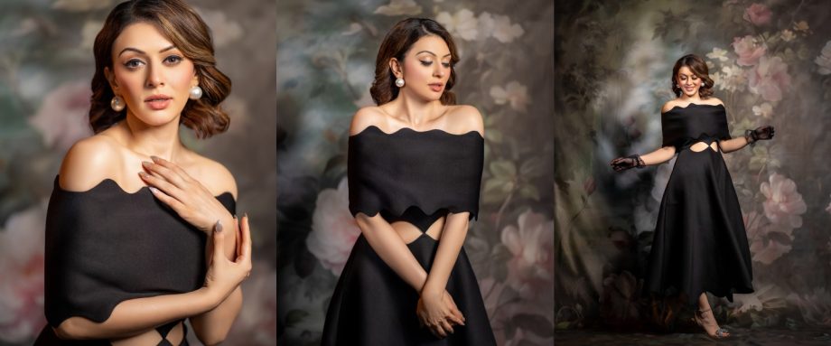 Glamour Queens: Esha Gupta and Hansika Motwani Stun in Black 910033