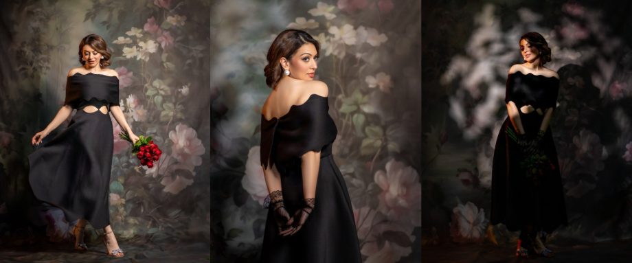 Glamour Queens: Esha Gupta and Hansika Motwani Stun in Black 910034