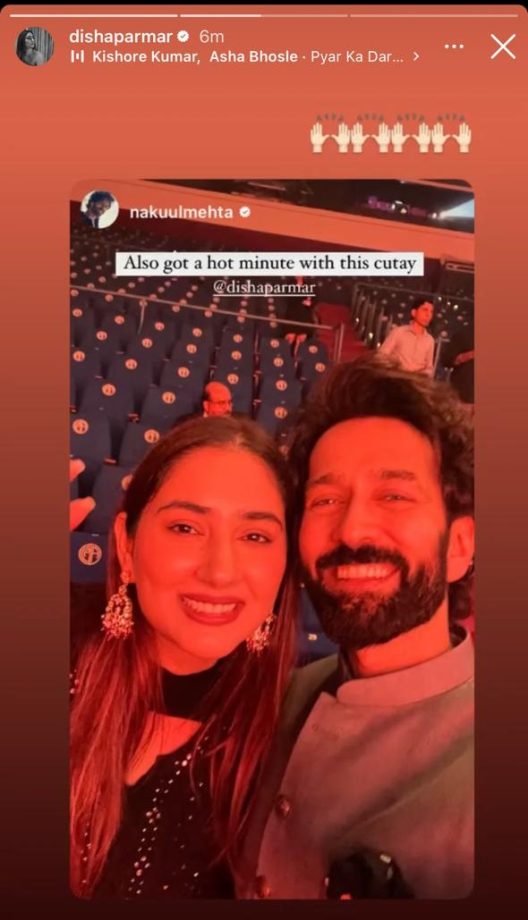 Inside Bade Acche Lagte Hain 2 Actor Nakuul Mehta's 'Hot Minute' With Co-star Disha Parmar 908119