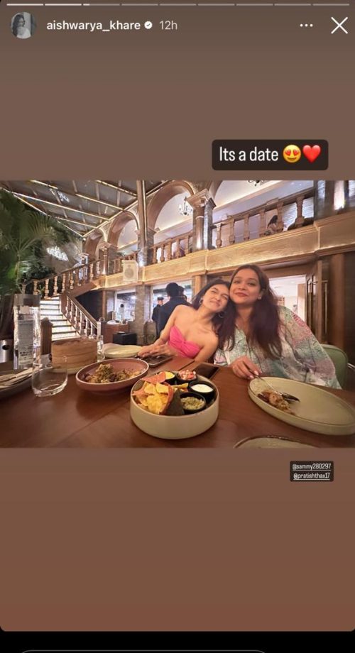 Inside Bhagya Lakshmi Actress Aishwarya Khare's Moody Date Night With Close Ones 906549