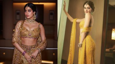 Janhvi Kapoor And Ananya Panday Wow Orry With Their Contemporary Lehenga Style, Check Out