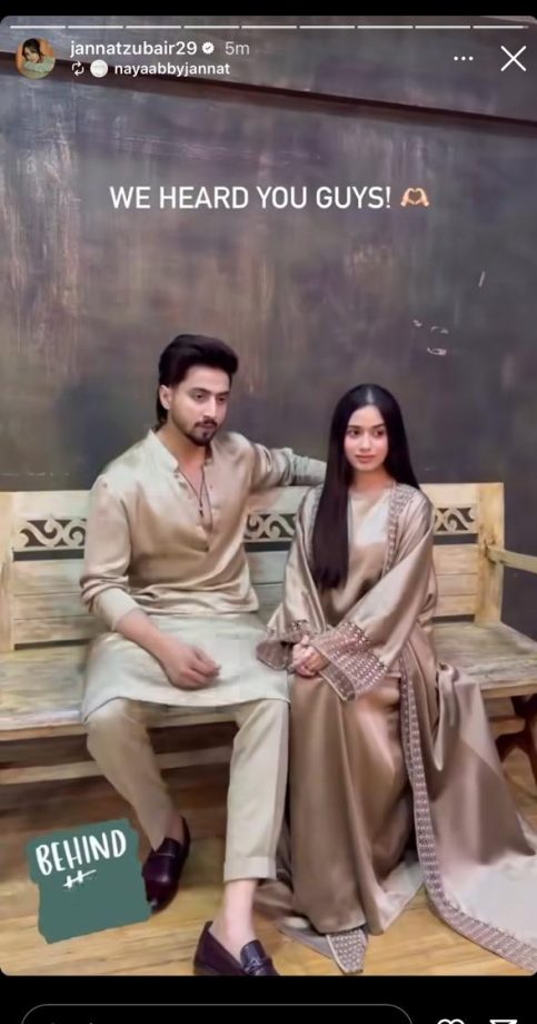 Jannat Zubair Shares Behind-the-Scenes Photoshoot Moments With Faisal Shaikh, Check Out Now! 904380