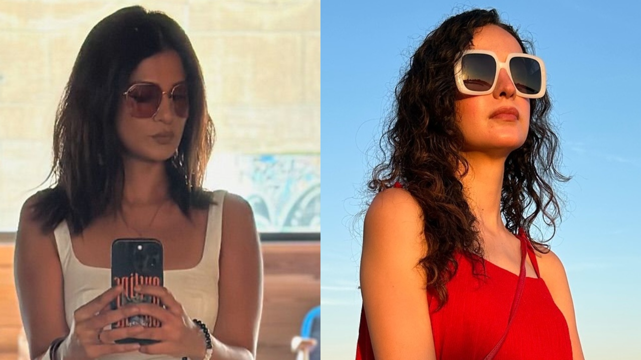 Jennifer Winget Chills In White Mini Dress, Sanaya Irani Looks Pretty Like Doll In Red  905750